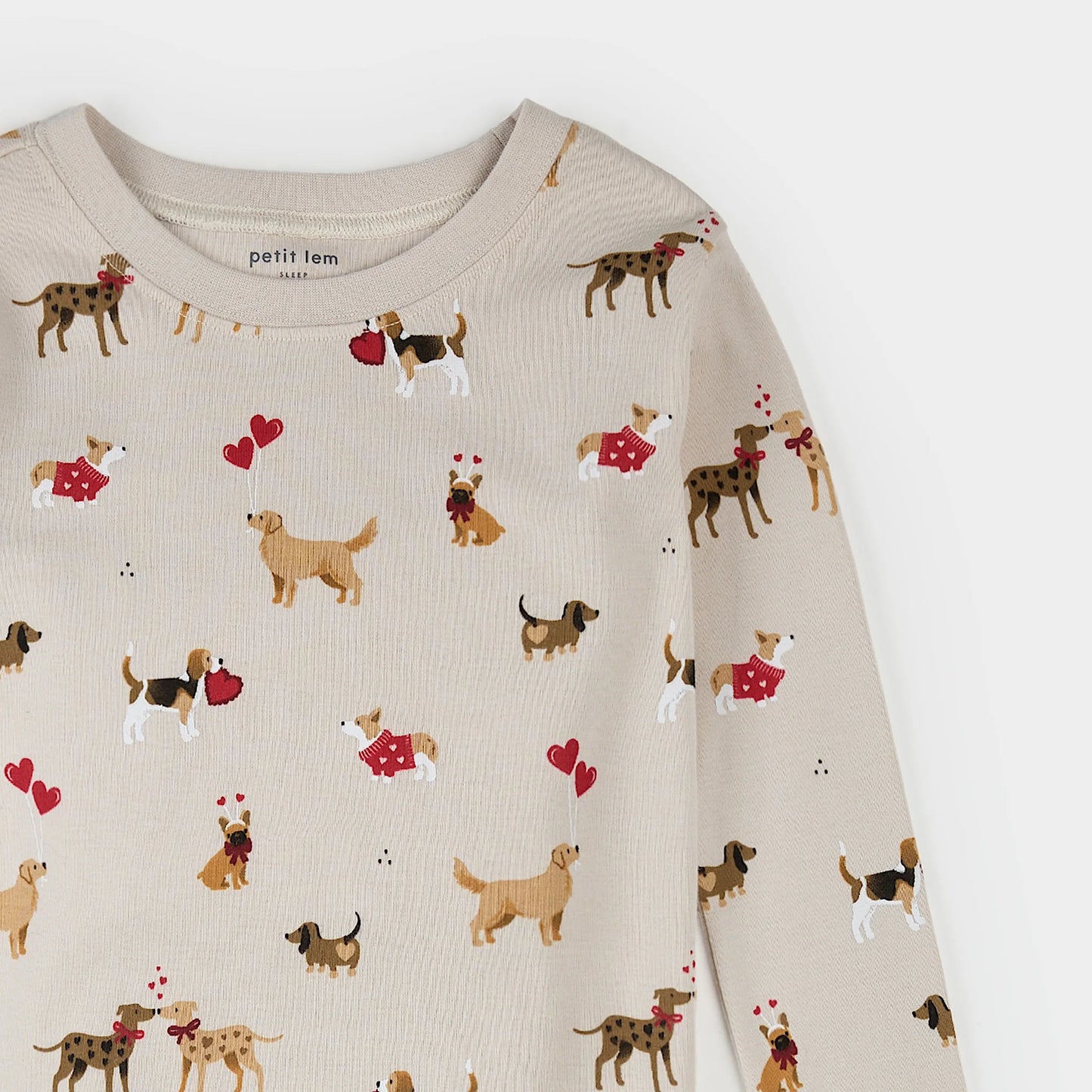 Petit Lem - Cotton Pajamas - Puppy Love