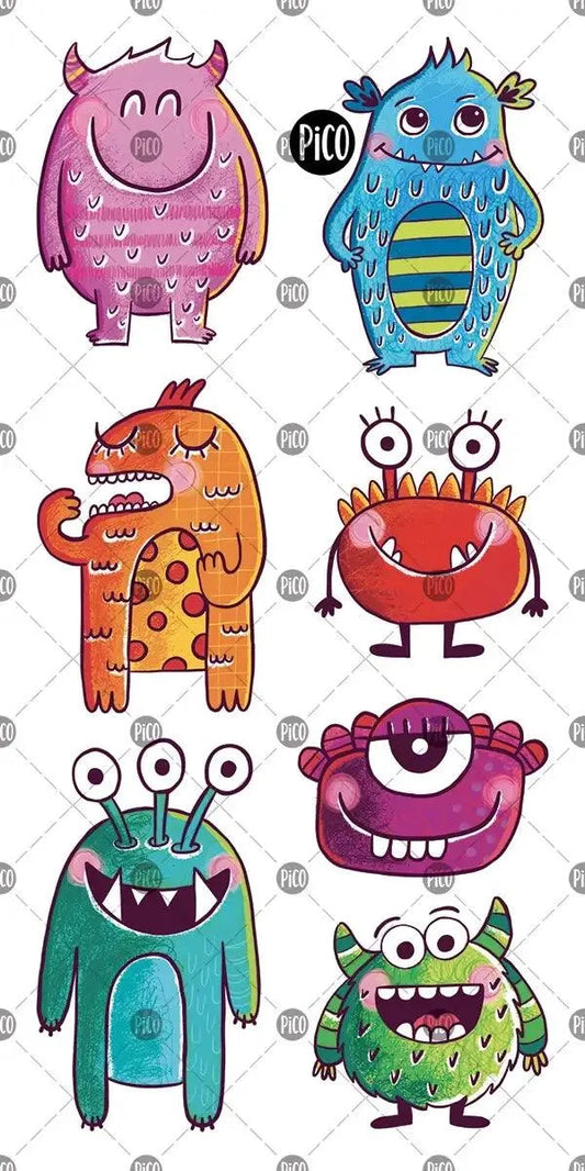 Pico - Temporary Tattoos  - Monstrous creatures