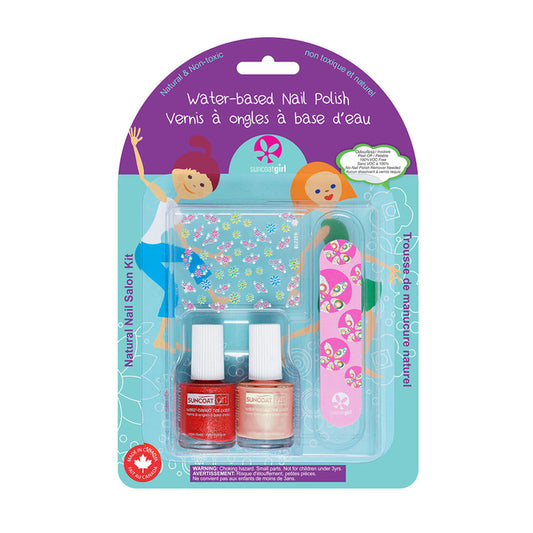 SuncoatGirl Nail Polish - Natural Nail Salon Kit - Little Valentine