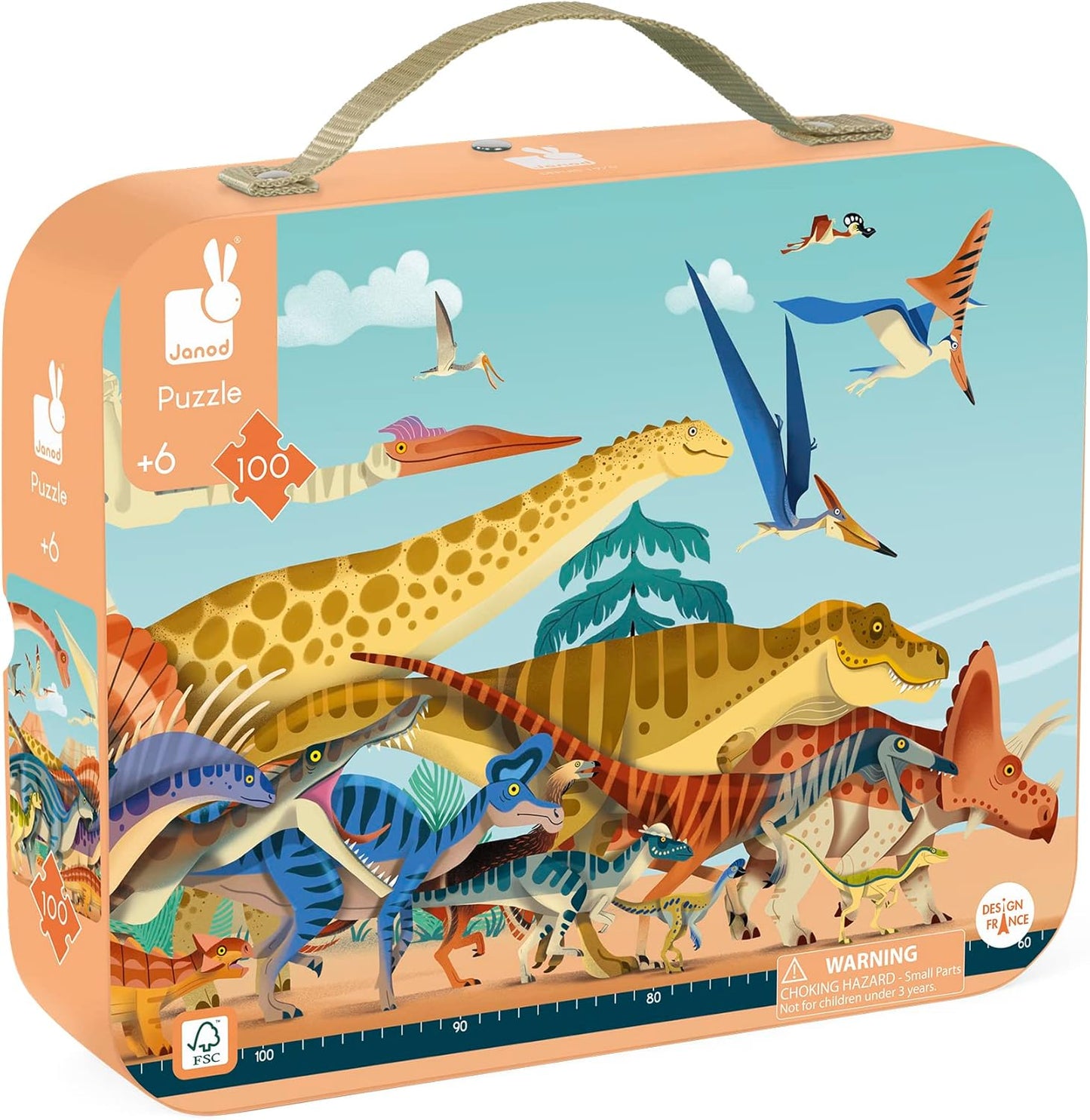 Janod 100 pc Puzzle - Dino