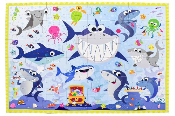 Sharks Touch and Play 48-Piece Jigsaw Puzzle