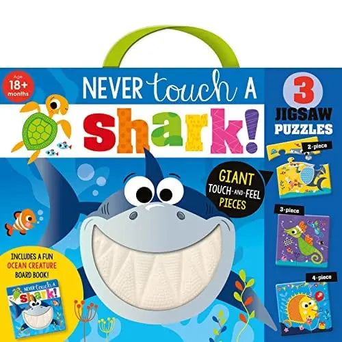 Never Touch a Shark! Giant Touch-and-Feel Jigsaw Puzzles