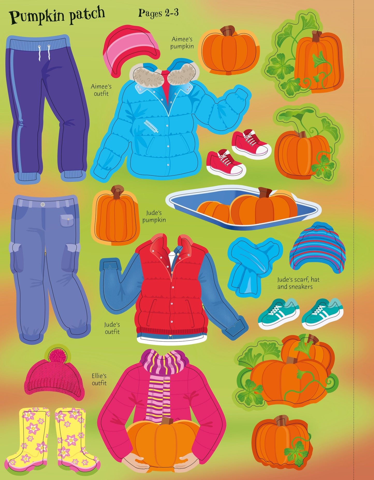 Sticker Dolly Dressing - Trick or Treat