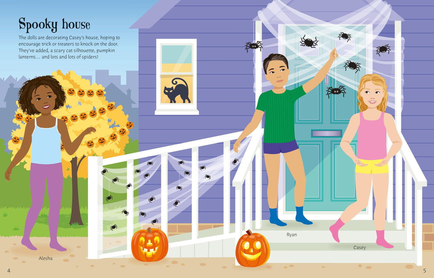 Sticker Dolly Dressing - Trick or Treat
