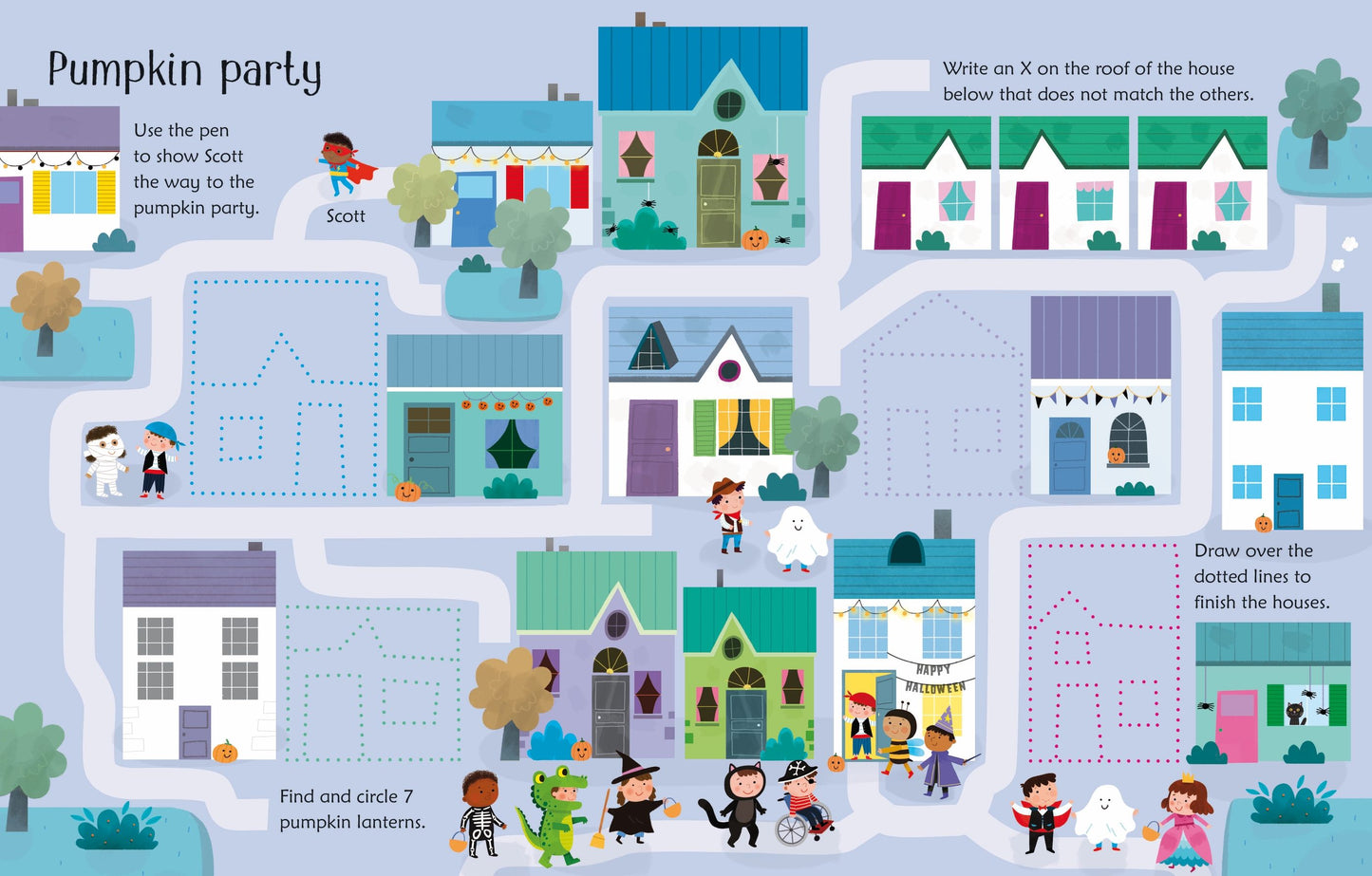 Wipe-Clean - Halloween Activities
