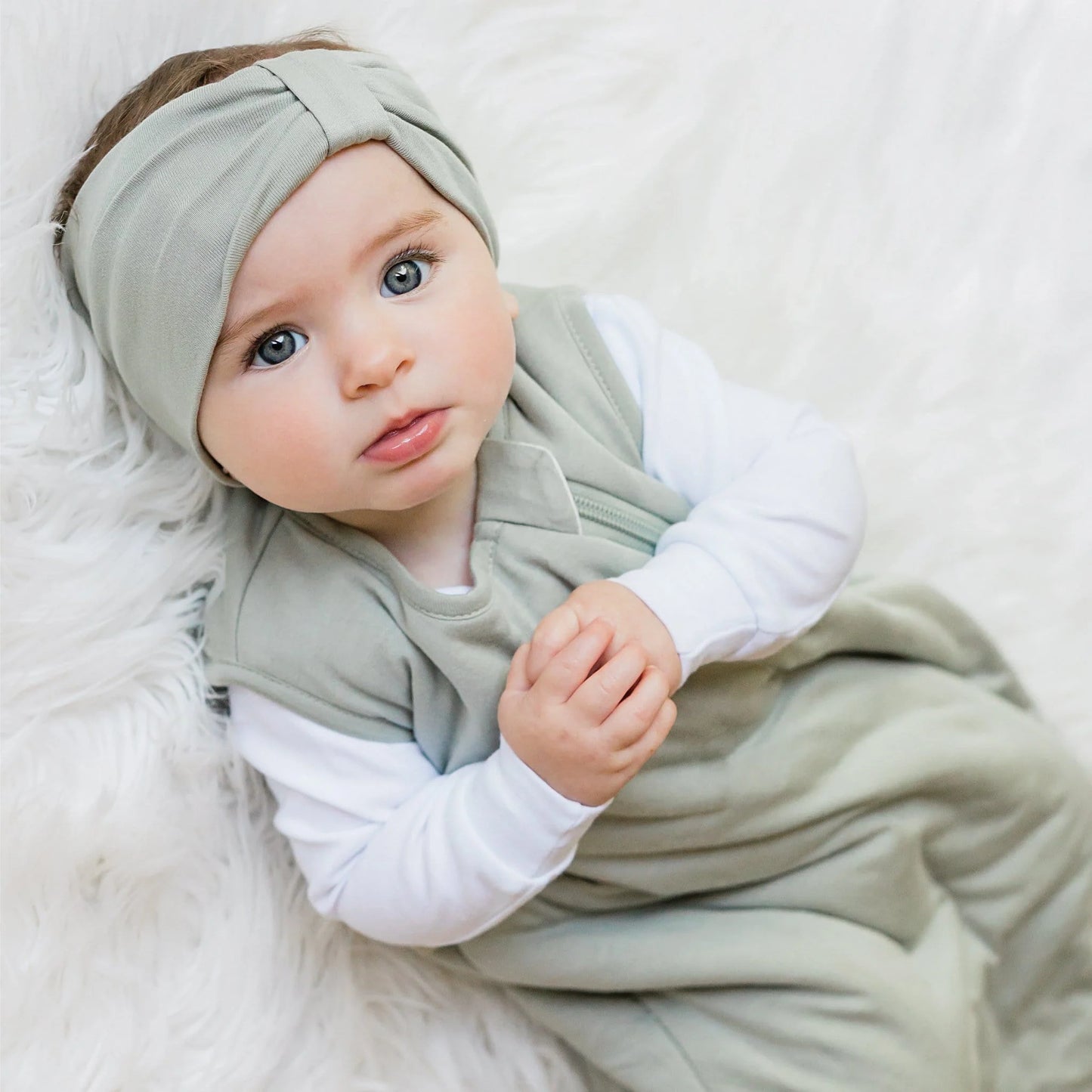 Perlimpinpin - Quilted Bamboo Sleep Sack 1.0 Tog - Moss