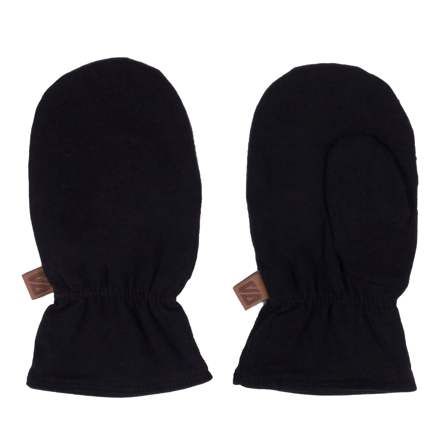 Nano - Mid-Season Jersey Mittens - Black