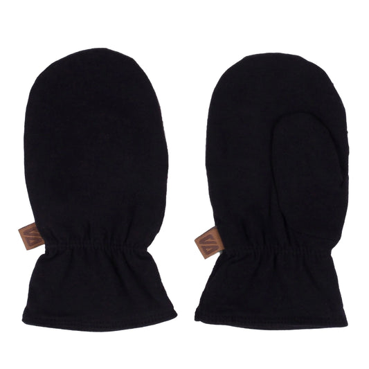 Nano - Mid-Season Jersey Mittens - Black