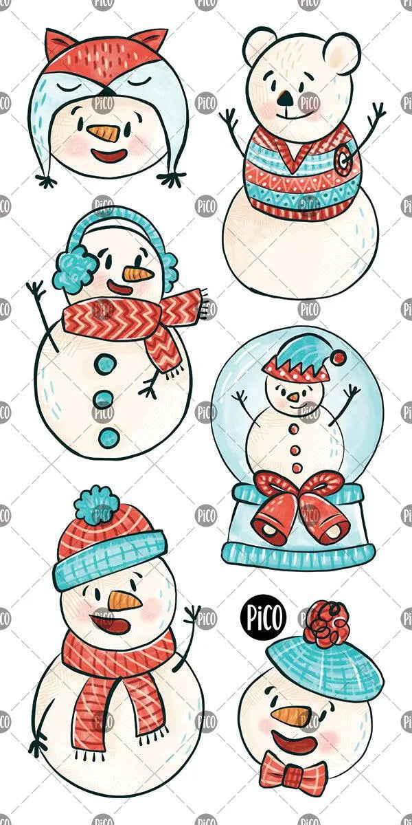 Pico - The happy snowmen
