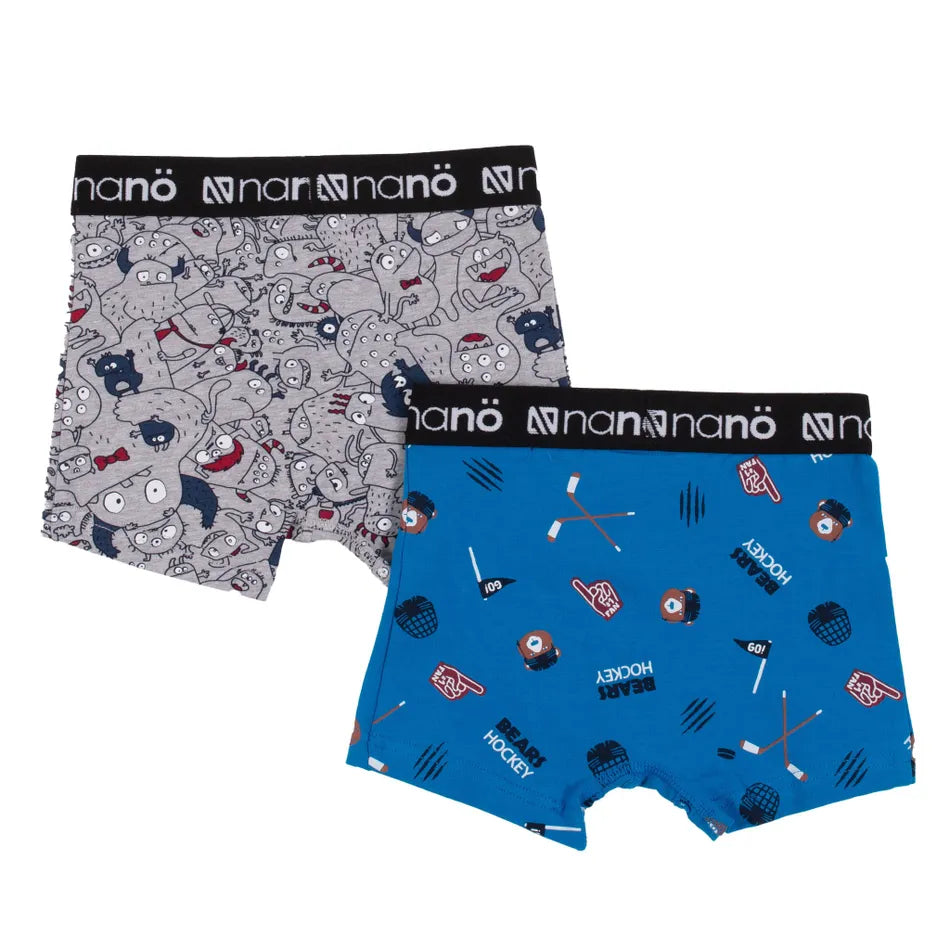 Nano - Monsters 2-Pack Boxers/Boxers Ensemble de 2 Monstres