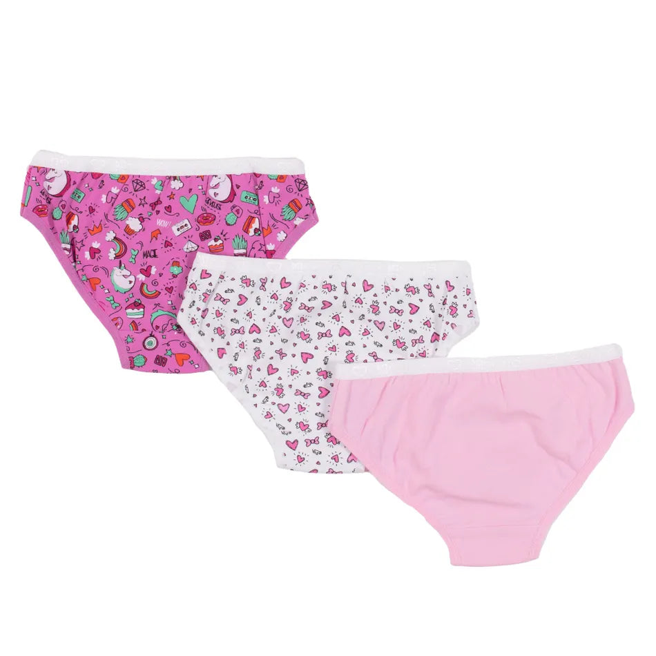 Nano - Unicorn 3-Pack Undies/Culottes Ensemble de 3 Licorne