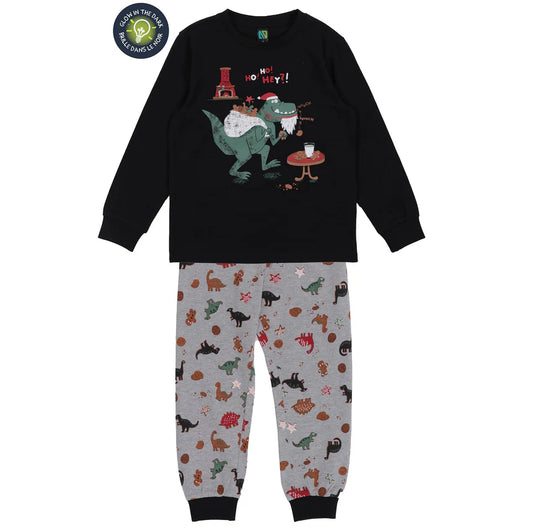 Nano - Glow in the Dark Pajamas - Holiday Dinosaur