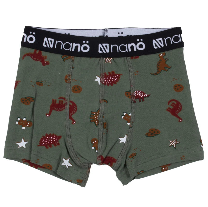 Nano - 2-Pack Boxers - Holiday Dinosaurs