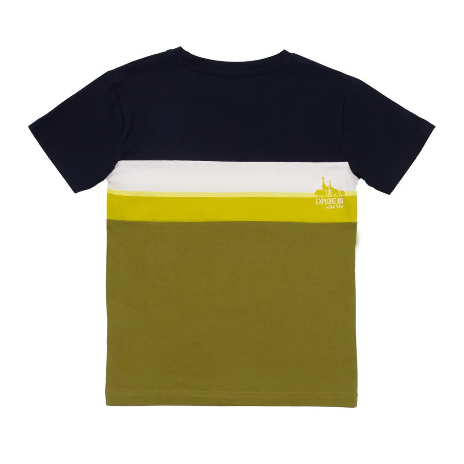 NANO - Safari Colorblock T-Shirt/T-Shirt Bloc Safari