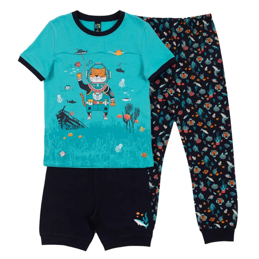 NANO - Tiger 3 Pieces Pajamas/NANO - Pyjama 3 Pièces Tigre