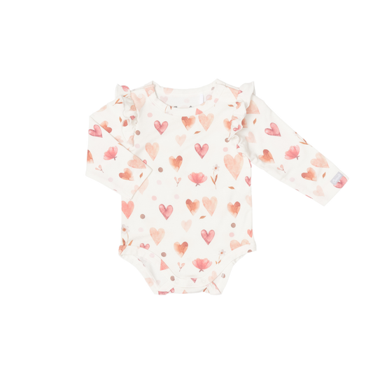 Coccoli - Bamboo Bodysuit - Hearts