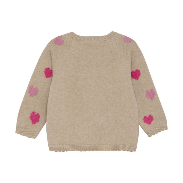 Minymo - Knit Cardigan - Heart