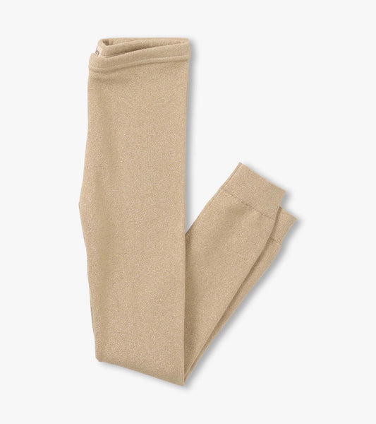 Hatley - Glitter Leggings - Gold Shimmer