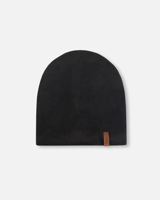 Deux Par Deux - Jersey Hat Black/Bonnet En Jersey Noir