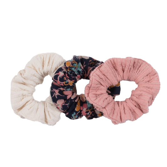 Nano - Autumn Walk - 3 pk Scrunchies - Multicolour