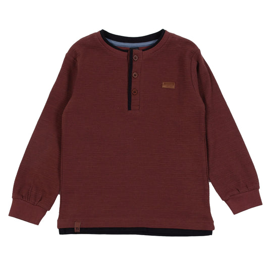 Nano - Glacier Long Sleeve Shirt - Brown