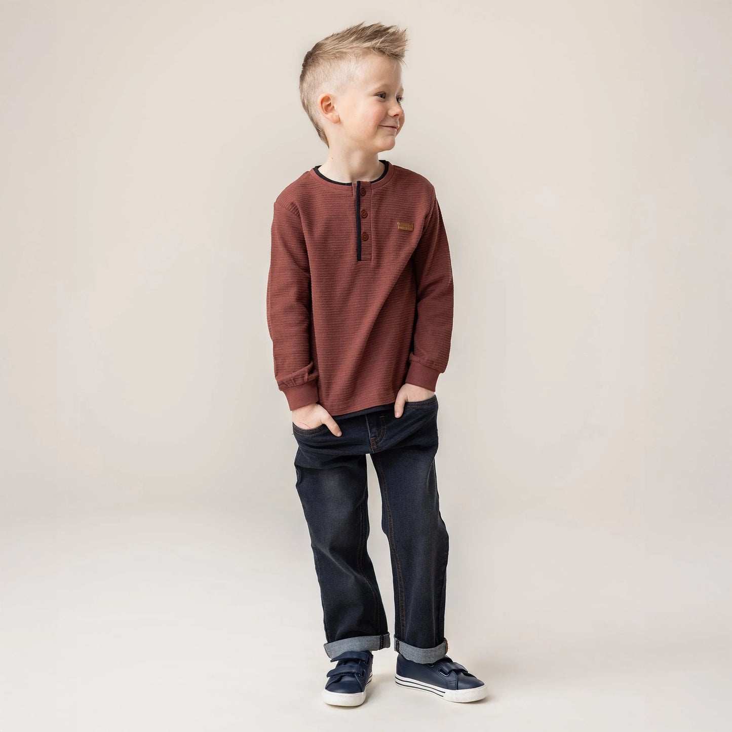 Nano - Glacier Long Sleeve Shirt - Brown