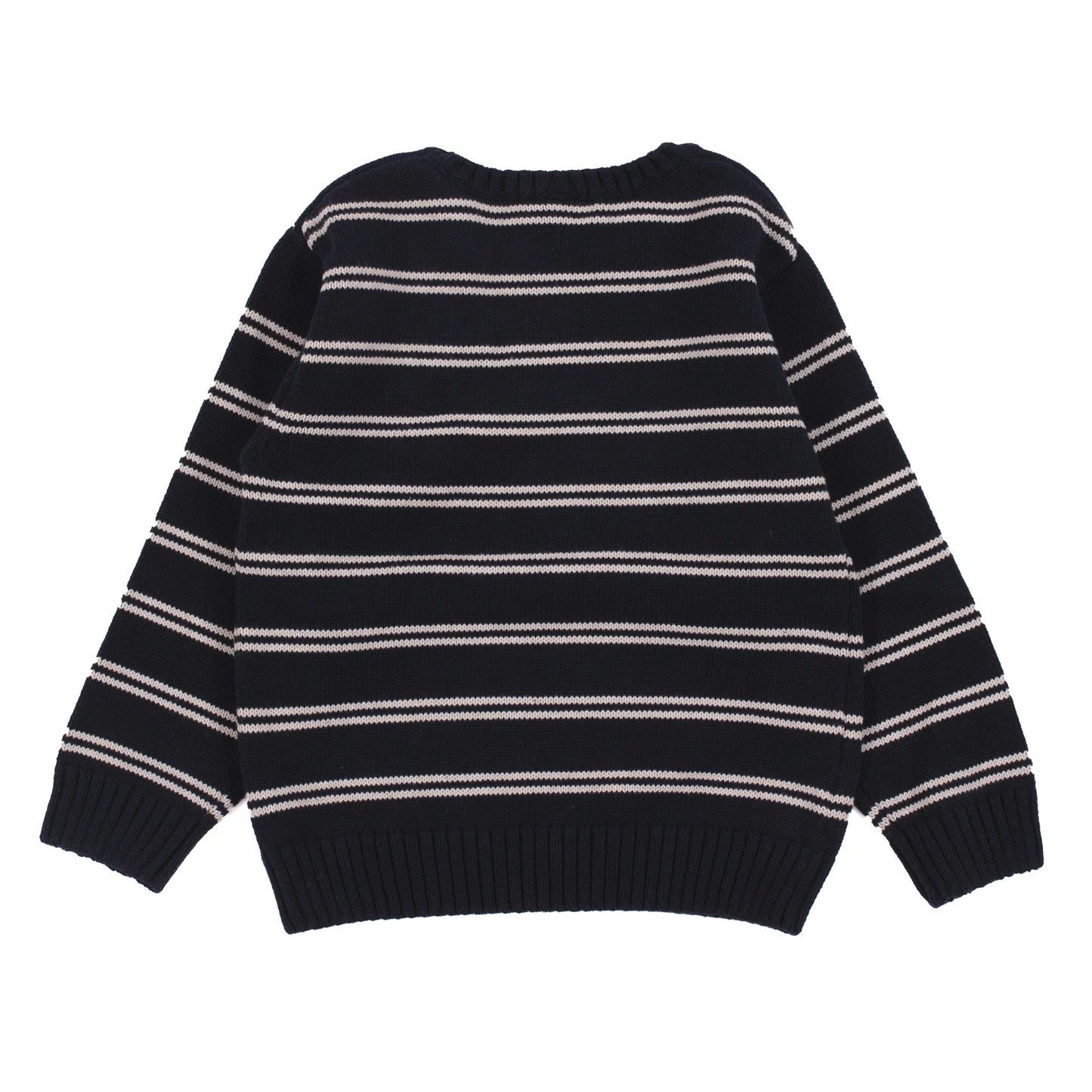 Nano - English Countryside Knit Sweater - Dark Navy