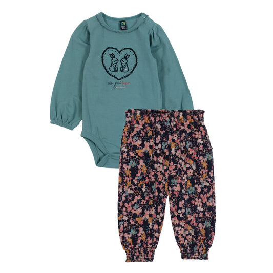 Nano - Dreaming Rabbit 2pc Set - Mint
