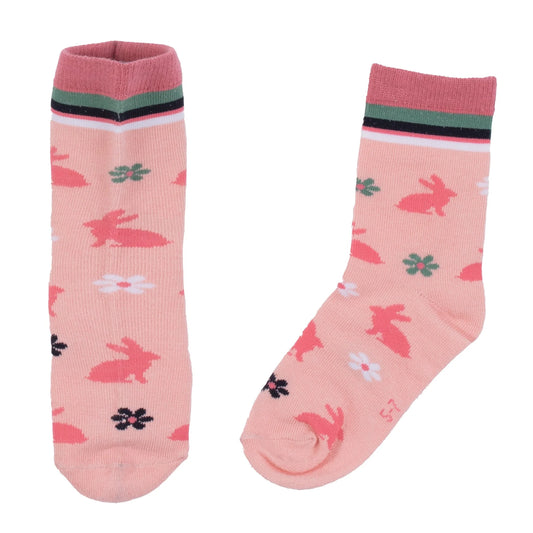 NANO - Dreaming Rabbit Socks - Coral