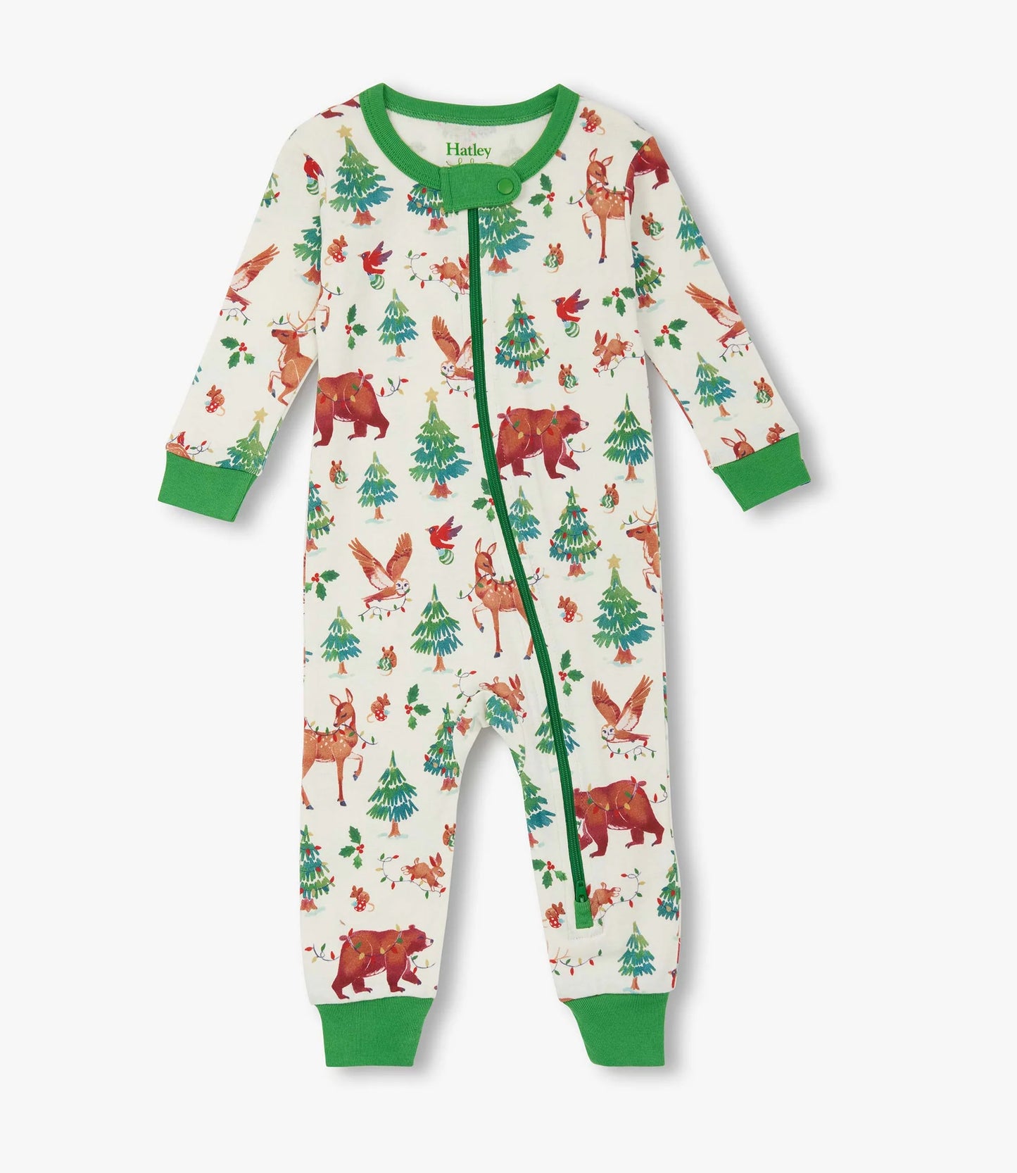 Hatley - Cotton Sleeper - Holiday Animals