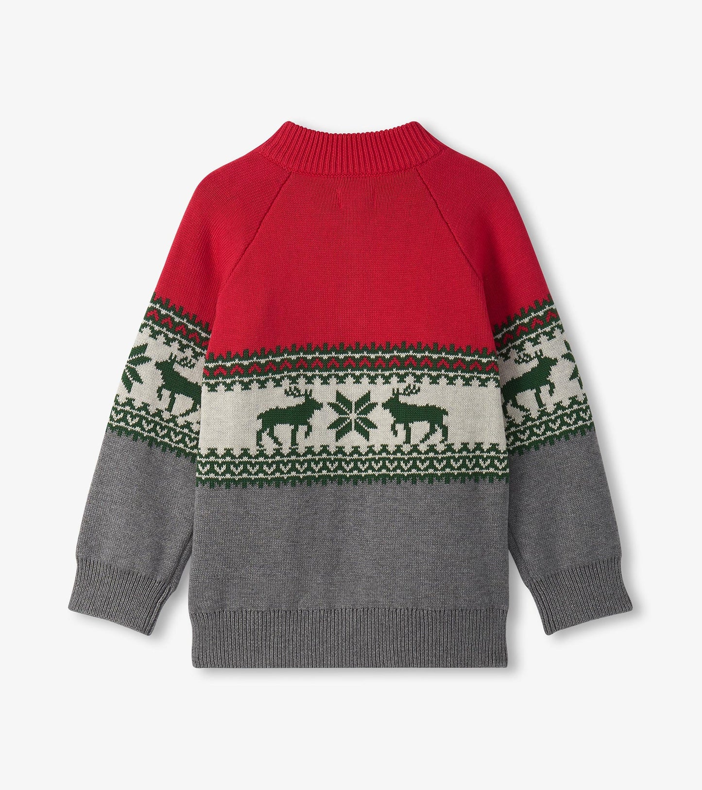 Hatley - Holiday Mockneck Sweater -  Elk