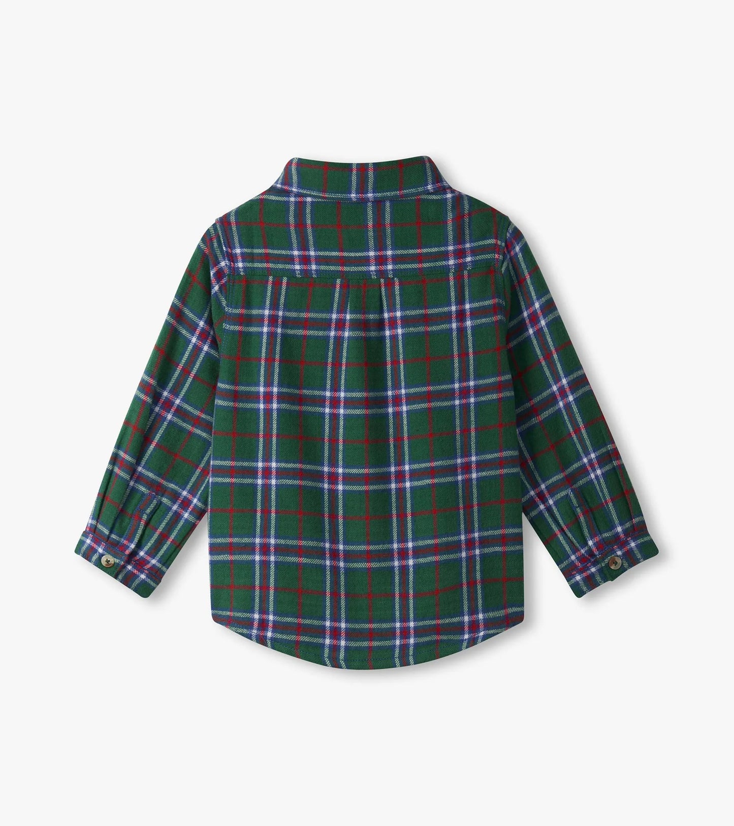 Hatley - Holiday Plaid Button Down Shirt - Eden