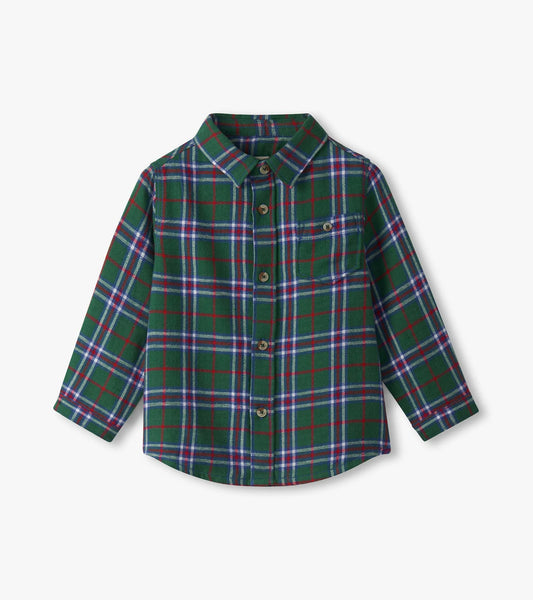 Hatley - Holiday Plaid Button Down Shirt - Eden