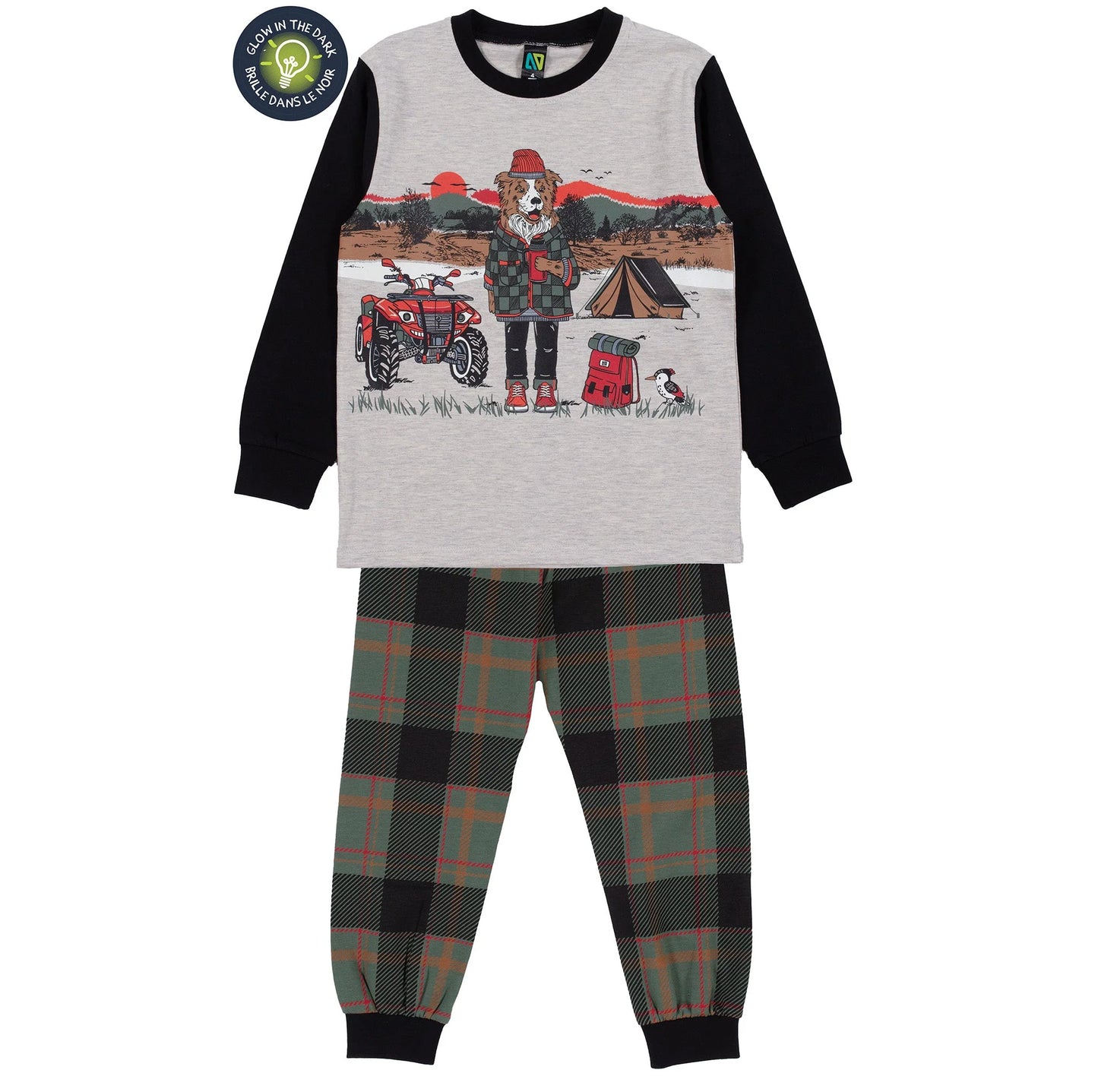 Nano - Glow in the Dark Pajamas - Beige