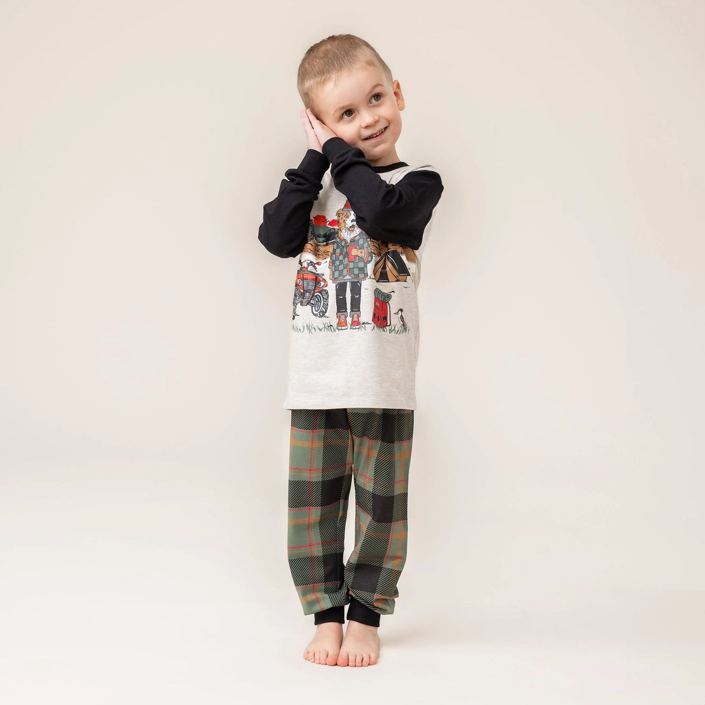 Nano - Glow in the Dark Pajamas - Beige