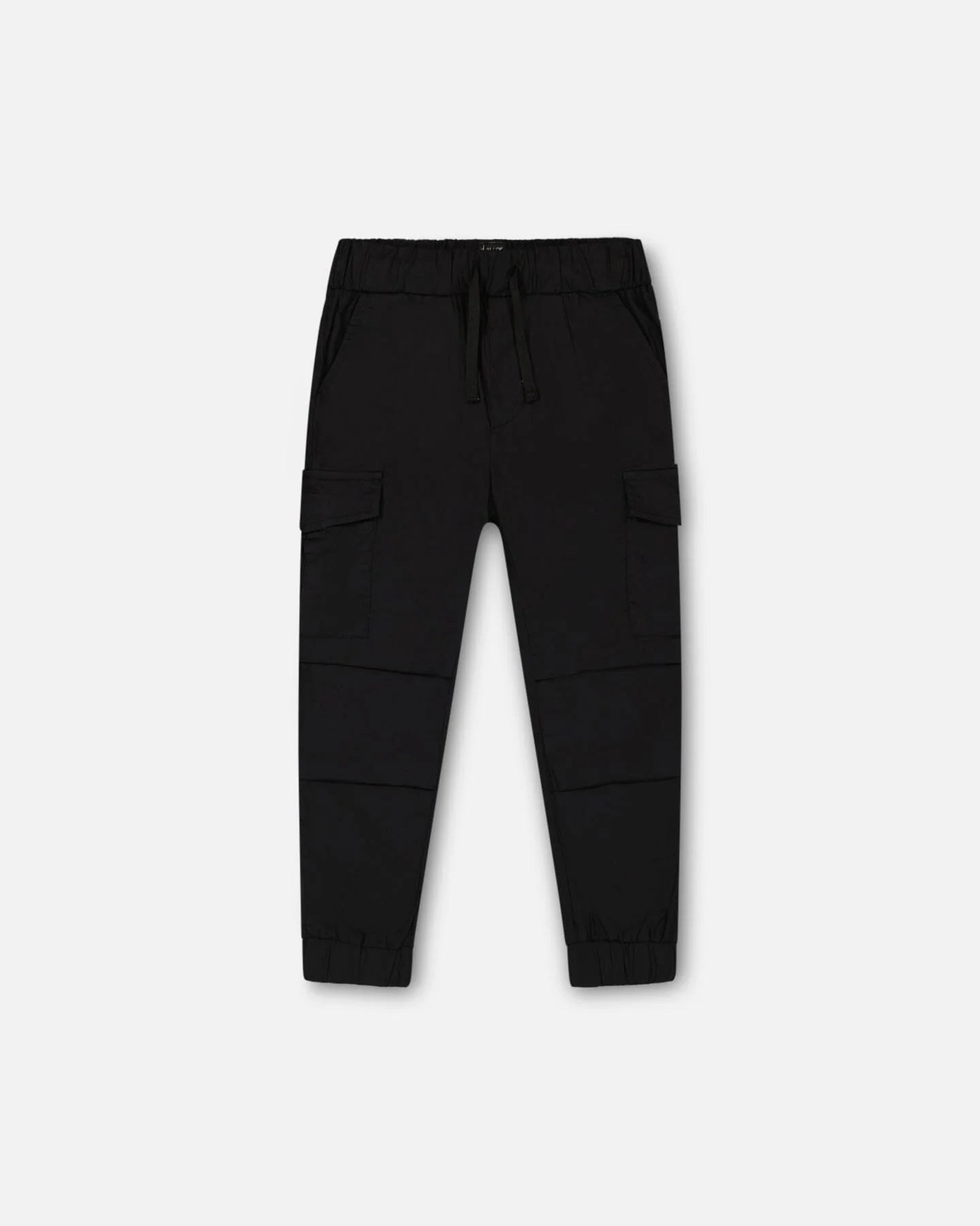 Deux Par Deux - Parachute Jogger Cargo Pants Black/Pantalon Parachute À Poches Cargo Noir