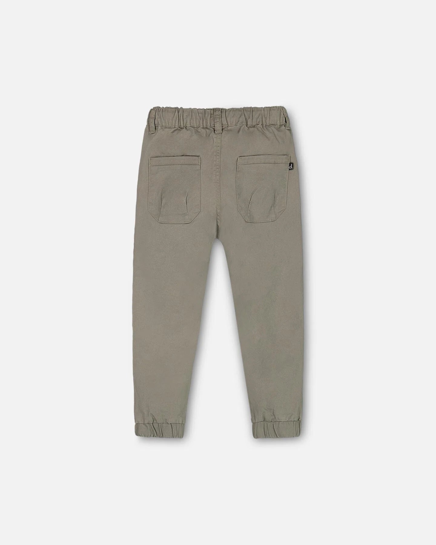 Deux Par Deux - Stretch Twill Jogger Pants Castor Gray/Pantalon Coupe Jogger En Sergé Extensible Vert-De-Gri