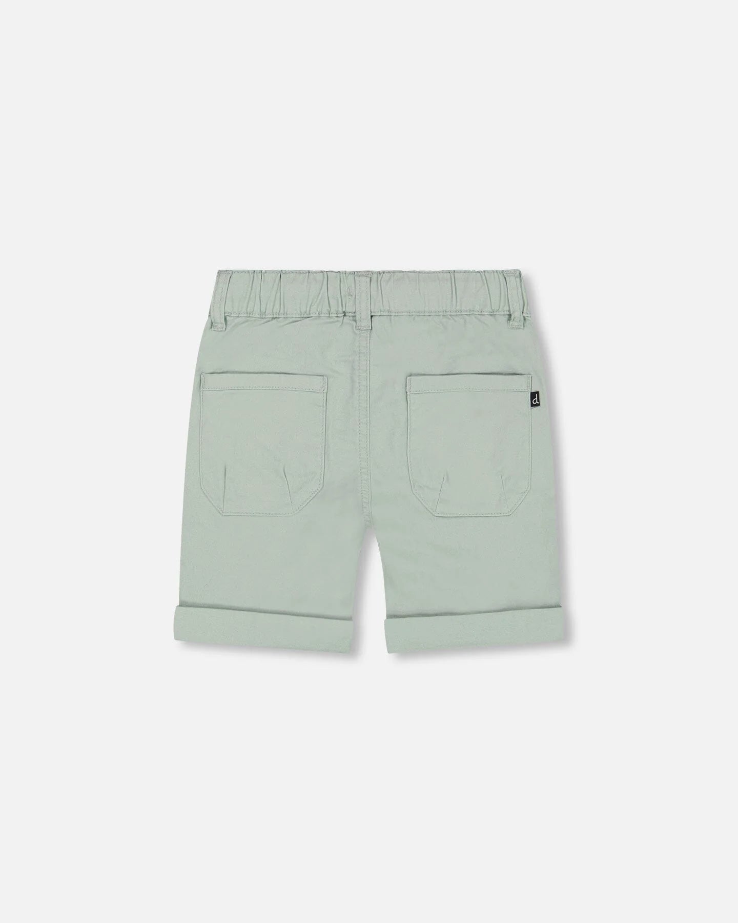 Deux Par Deux - Stretch Twill Short Sage Green/Short En Sergé Extensible Vert Sauge