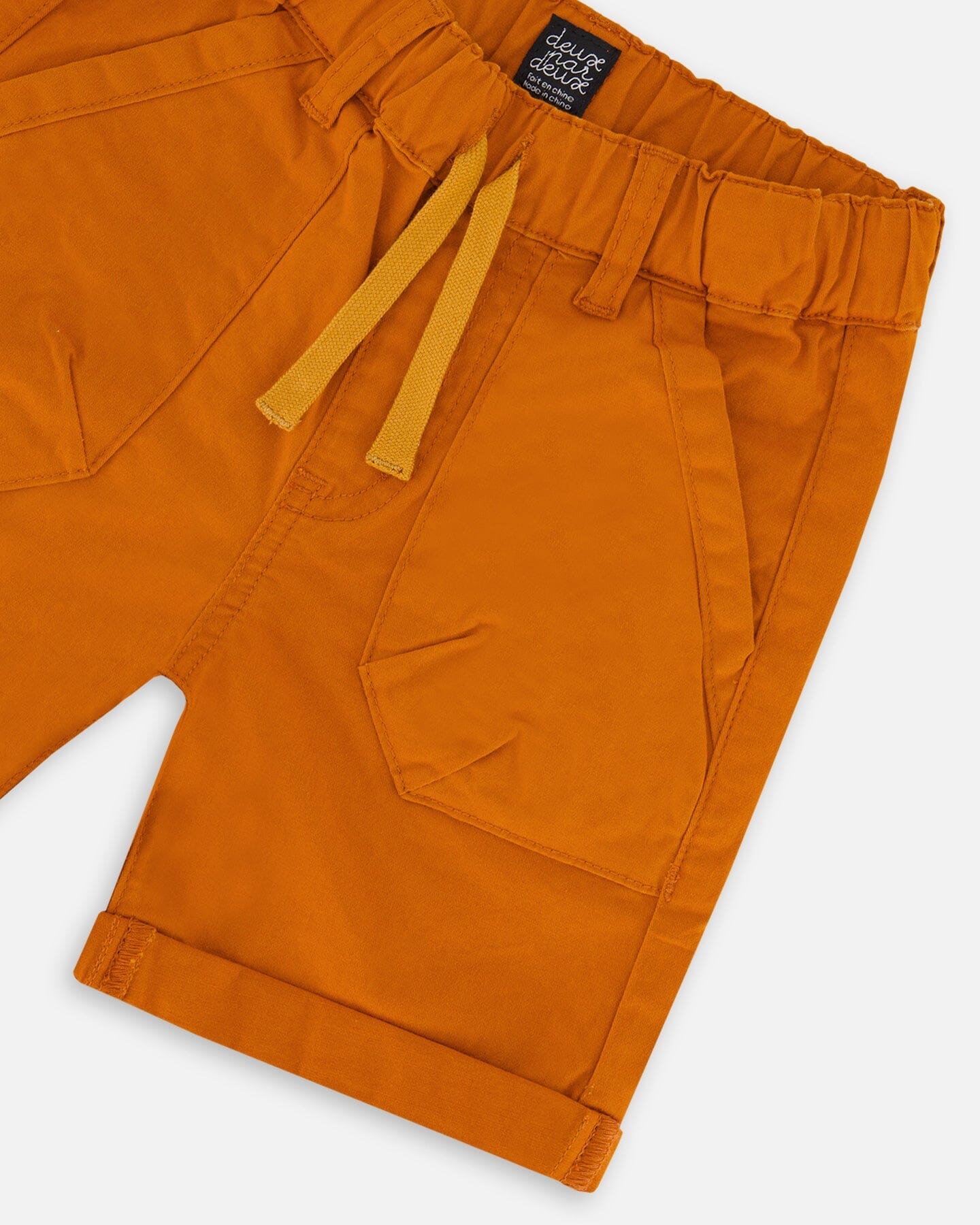 Deux Par Deux - Stretch Twill Short Dusty Orange/Short En Sergé Extensible Orange Brûlé