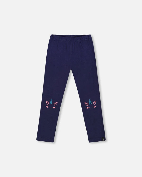 Deux par Deux - Organic Cotton Legging - Navy