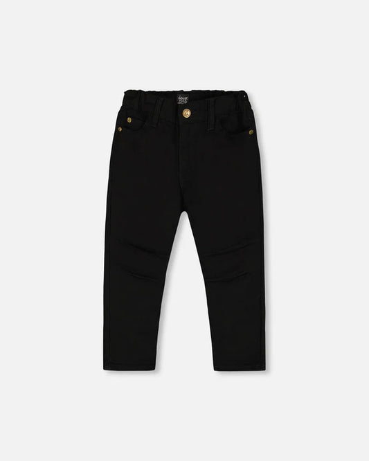 Deux par Deux - Stretch Twill Pants - Black