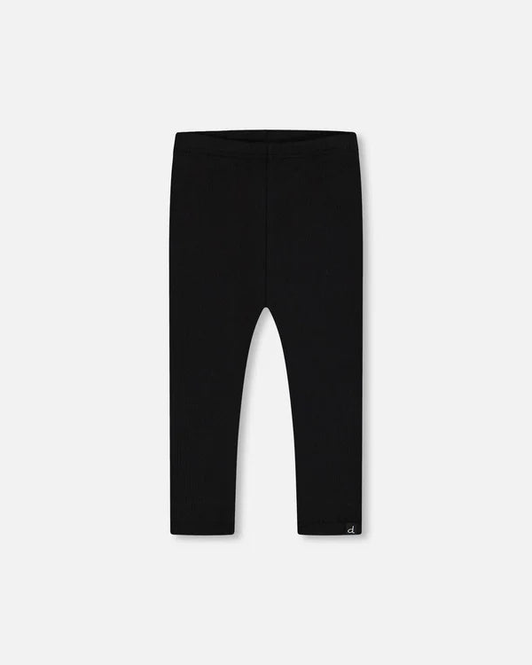 Deux par Deux - Rib Leggings - Black