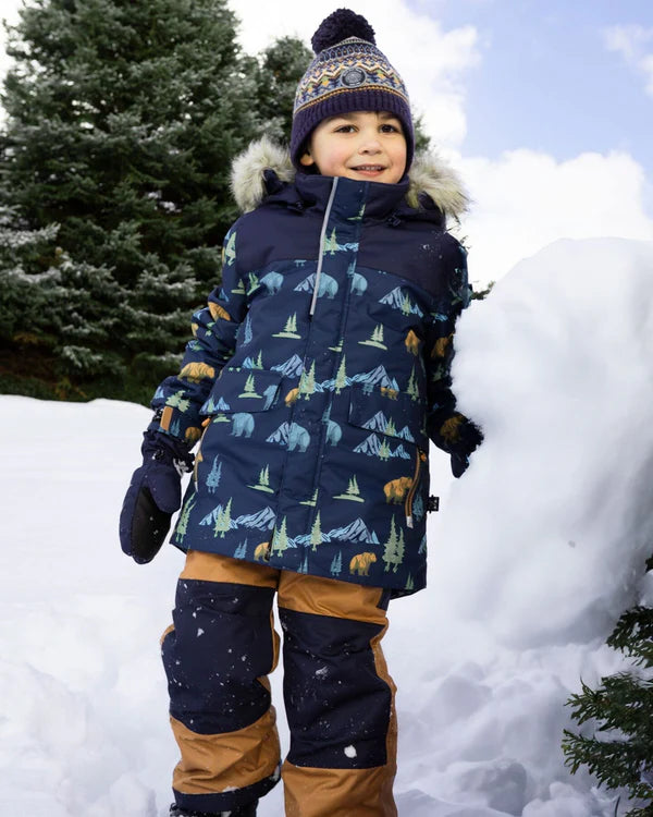 Deux Par Deux - Two Piece Snowsuit - Brown Sugar
