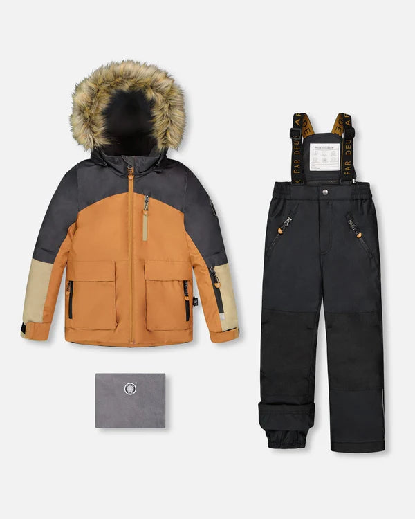 Deux Par Deux - Two Piece Snowsuit - Anthracite