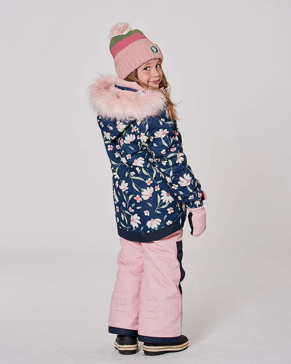 Deux Par Deux - Two Piece Snowsuit - Floral Print