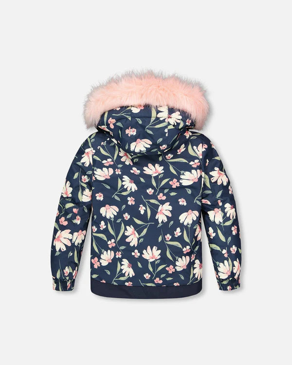 Deux Par Deux - Two Piece Snowsuit - Floral Print