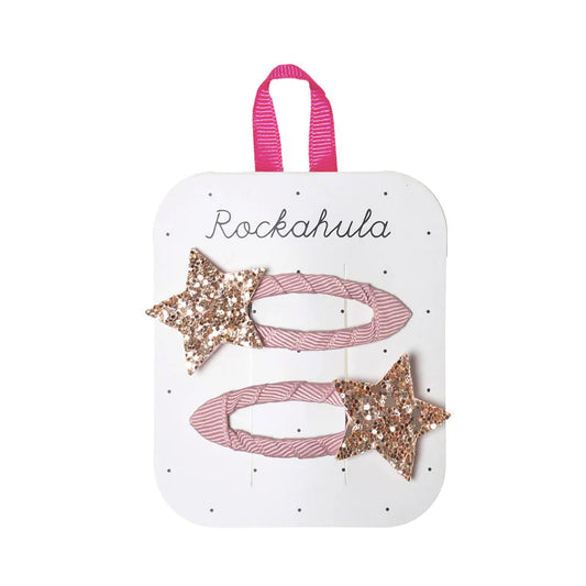 Rockahula - Hair Clips - Starlight Pink
