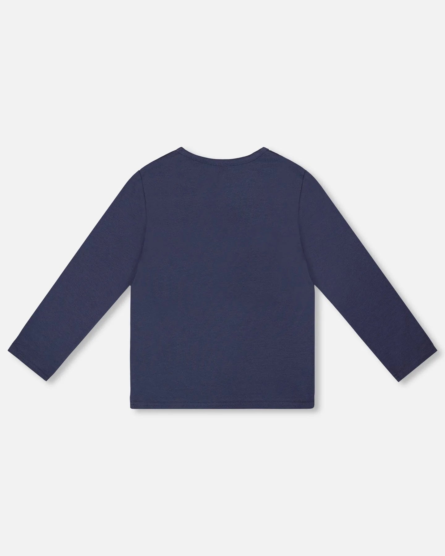Deux Par Deux - Long Sleeve Tshirt - Navy Blue