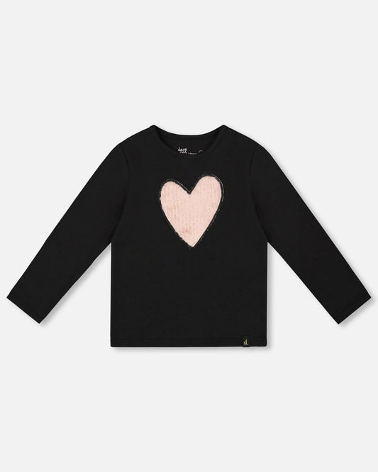 Deux Par Deux - Long Sleeve Tshirt - Anthracite