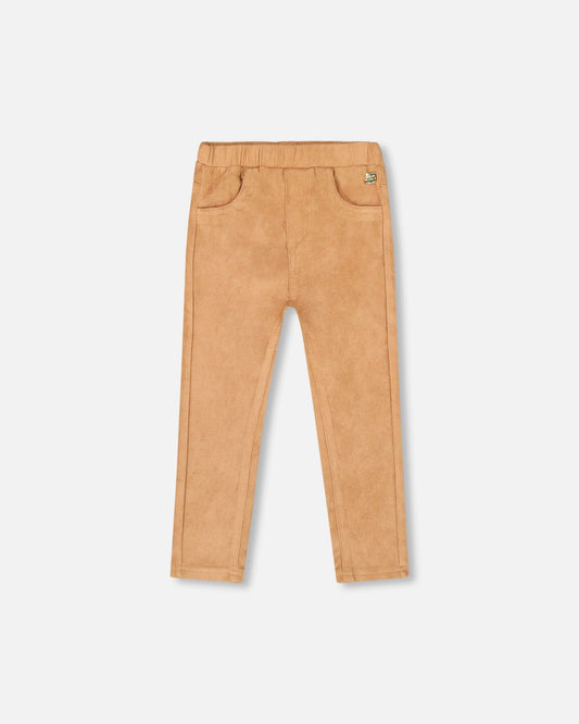 Deux Par Deux - Stretch Suede Tregging - Cafe au Lait